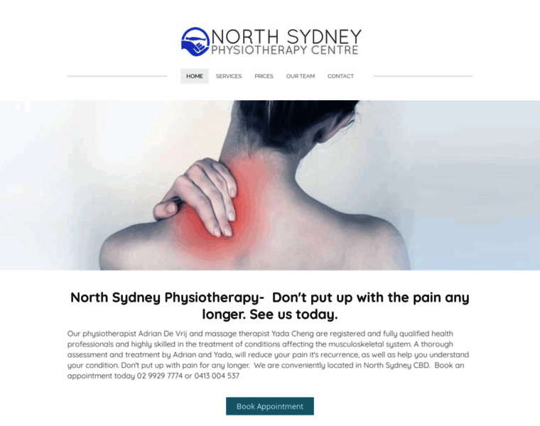 Northsydneyphysiotherapycentre.com.au thumbnail