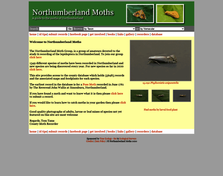 Northumberlandmoths.org.uk thumbnail