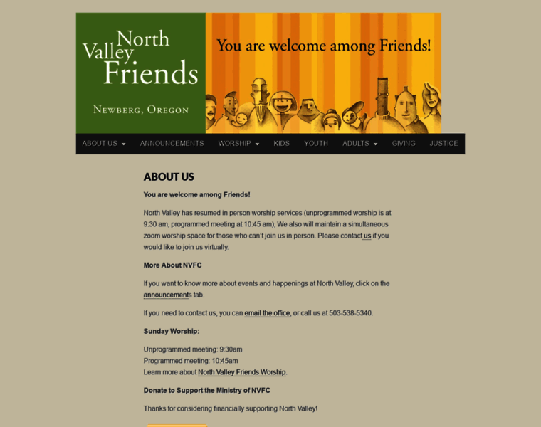 Northvalleyfriends.org thumbnail