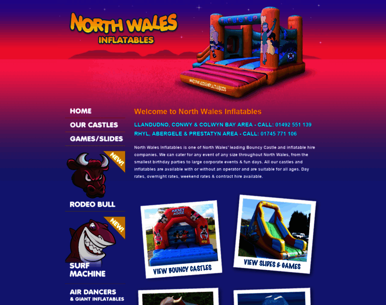 Northwalesinflatables.com thumbnail