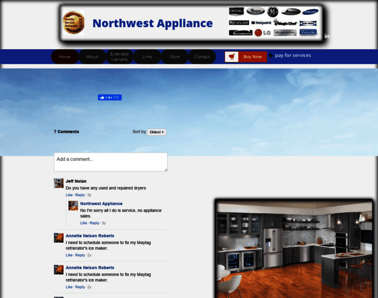 Northwestappliances.net thumbnail
