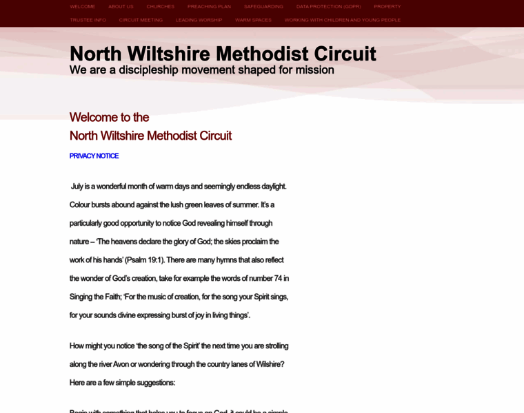 Northwiltsmethodistcircuit.org.uk thumbnail