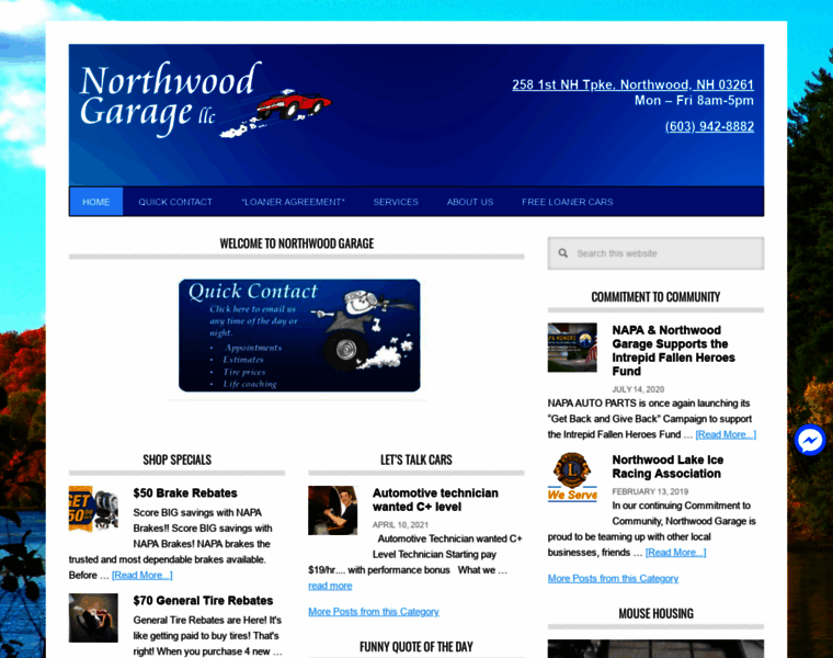Northwoodgarage.net thumbnail