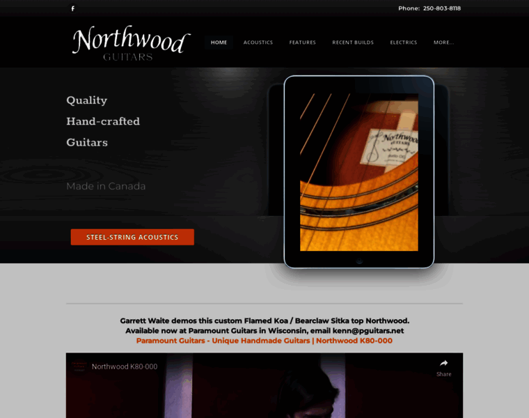 Northwoodguitars.com thumbnail