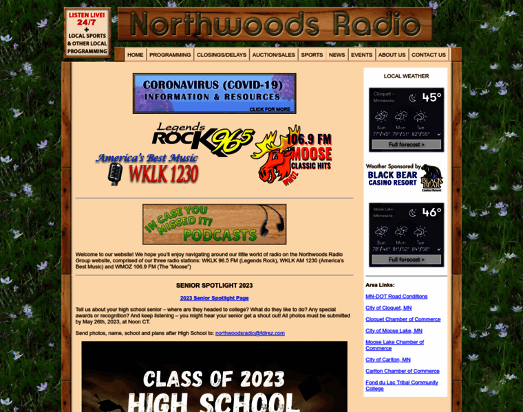 Northwoodsradio.com thumbnail