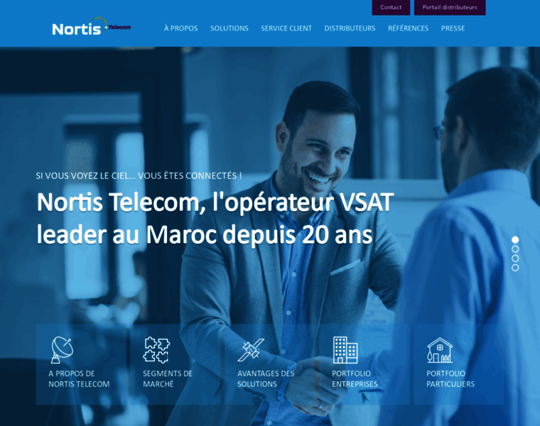 Nortis-telecom.ma thumbnail