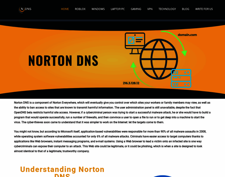Nortondns.com thumbnail