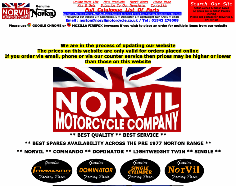 Norvilmotorcycle.co.uk thumbnail
