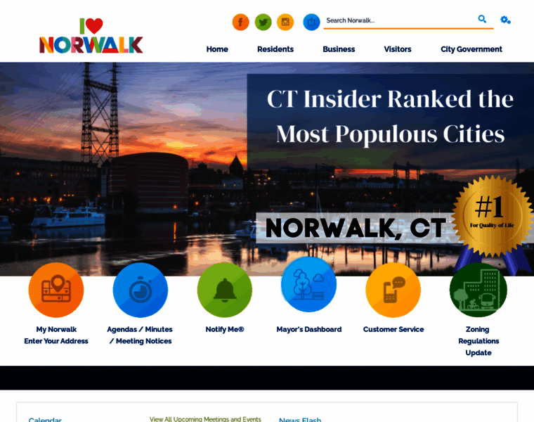 Norwalkct.gov thumbnail