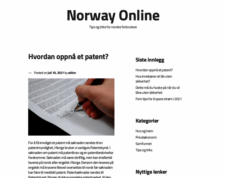 Norwayonline.no thumbnail