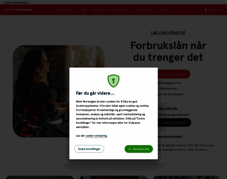 Norwegianbank.no thumbnail