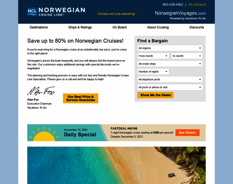 Norwegianvoyages.com thumbnail
