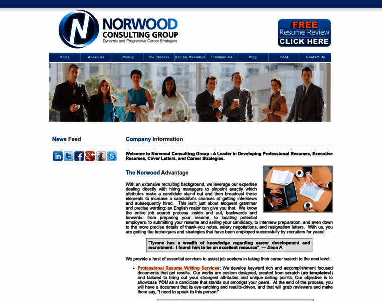 Norwoodconsulting.org thumbnail