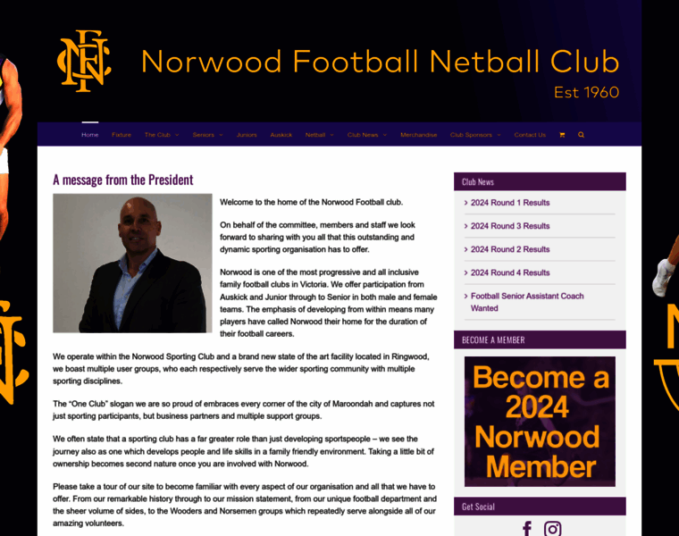 Norwoodfootballclub.com.au thumbnail