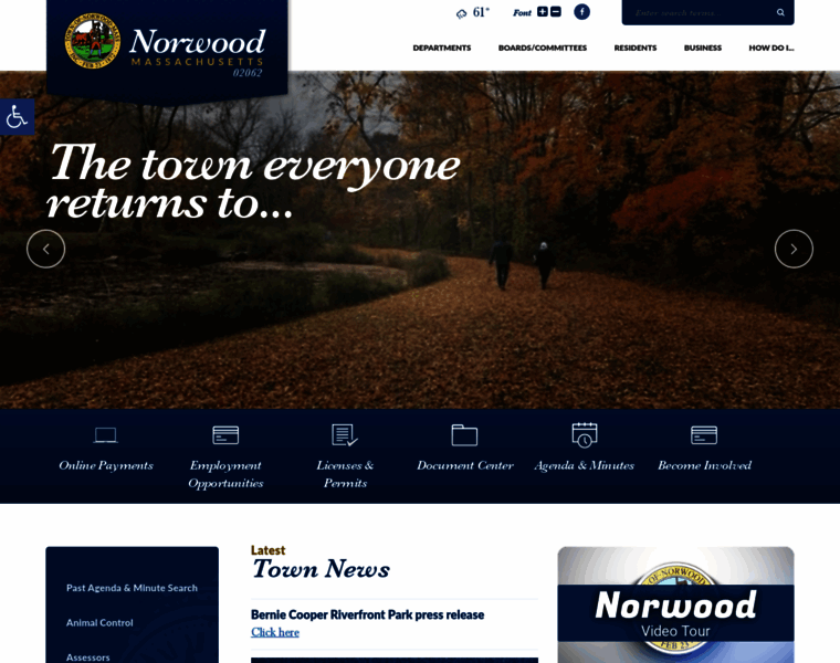 Norwoodma.gov thumbnail