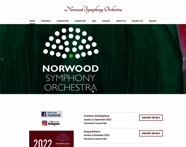 Norwoodorchestra.com thumbnail