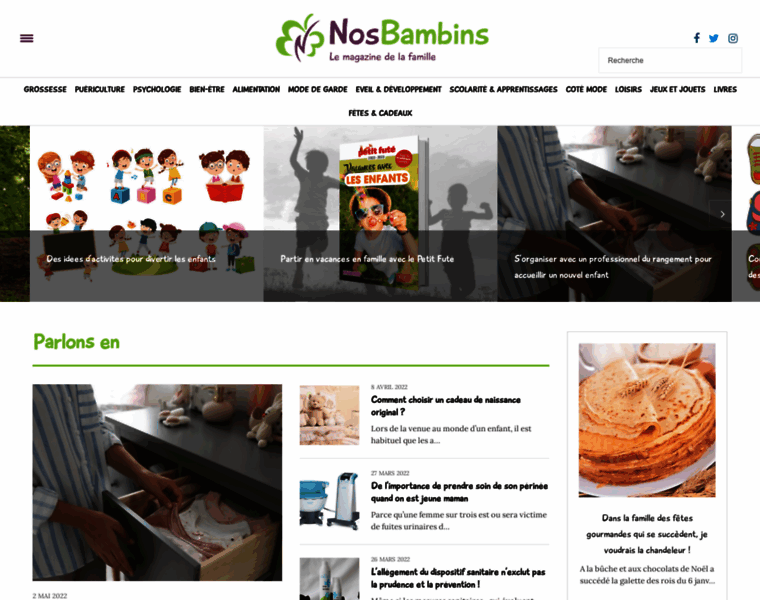 Nosbambins.com thumbnail