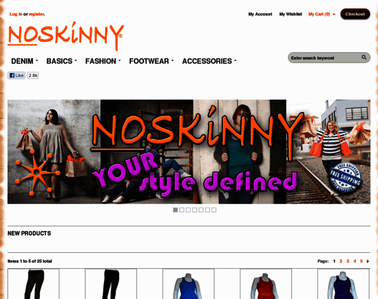 Noskinny.com thumbnail