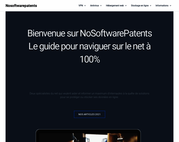 Nosoftwarepatents.com thumbnail