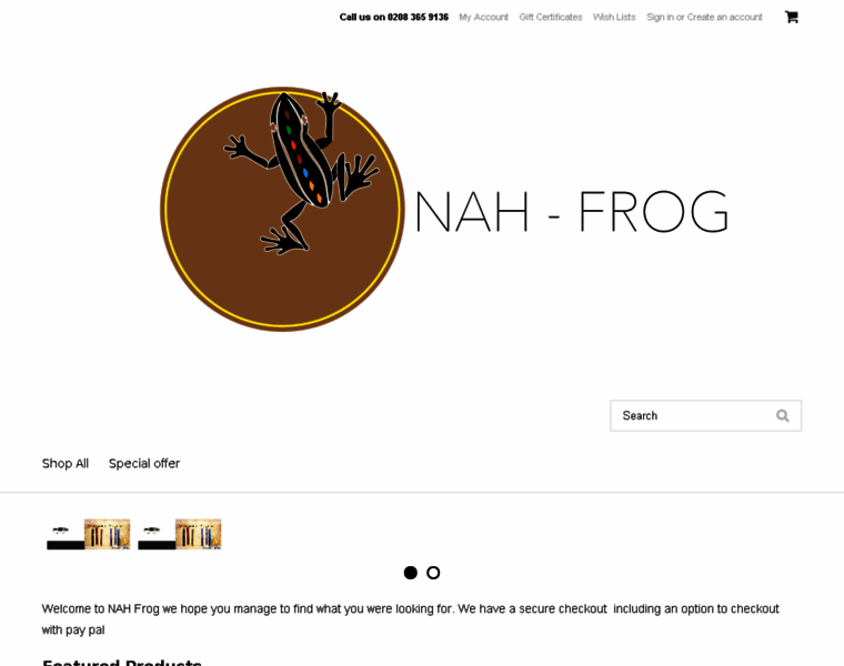 Notaharvestfrog.co.uk thumbnail
