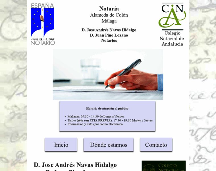 Notaria-alamedadecolon.es thumbnail