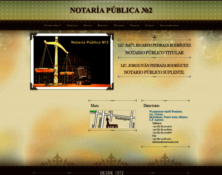 Notaria2mty.com thumbnail