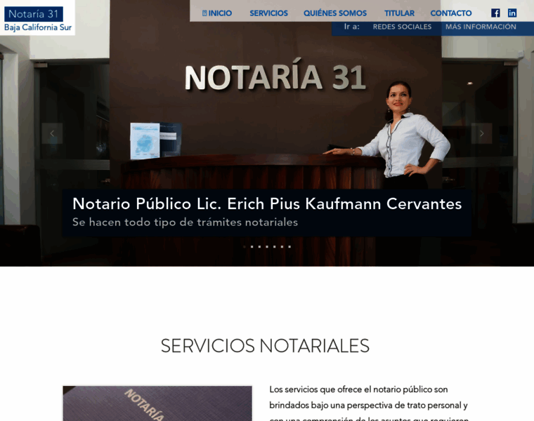 Notaria31bcs.com thumbnail