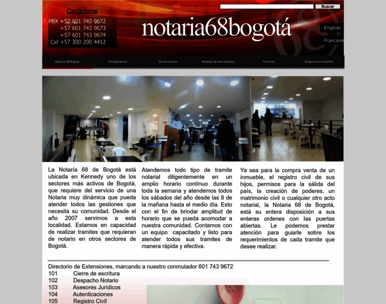 Notaria68bogota.com thumbnail