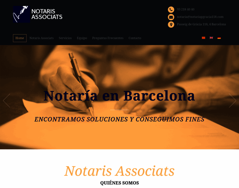 Notariapgracia118.com thumbnail