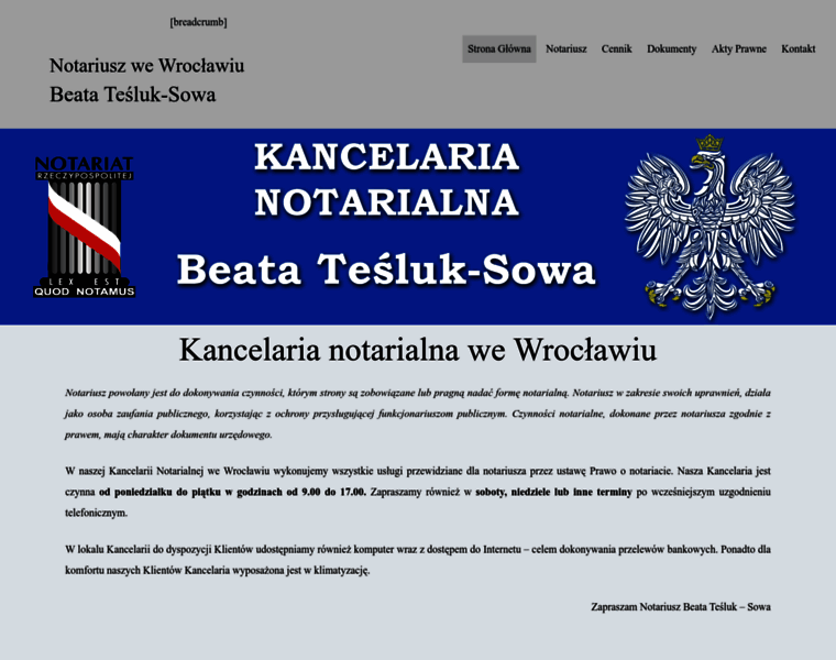 Notariuszewroclaw.pl thumbnail