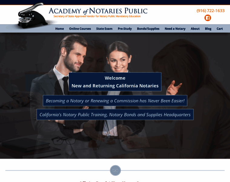 Notary-courses.com thumbnail