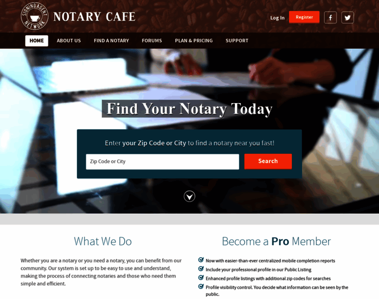 Notarycafe.com thumbnail