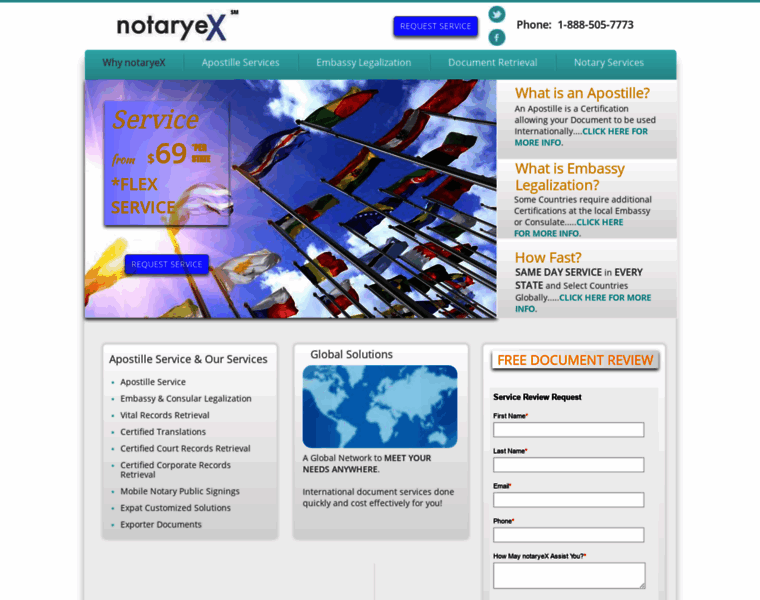 Notaryex.com thumbnail