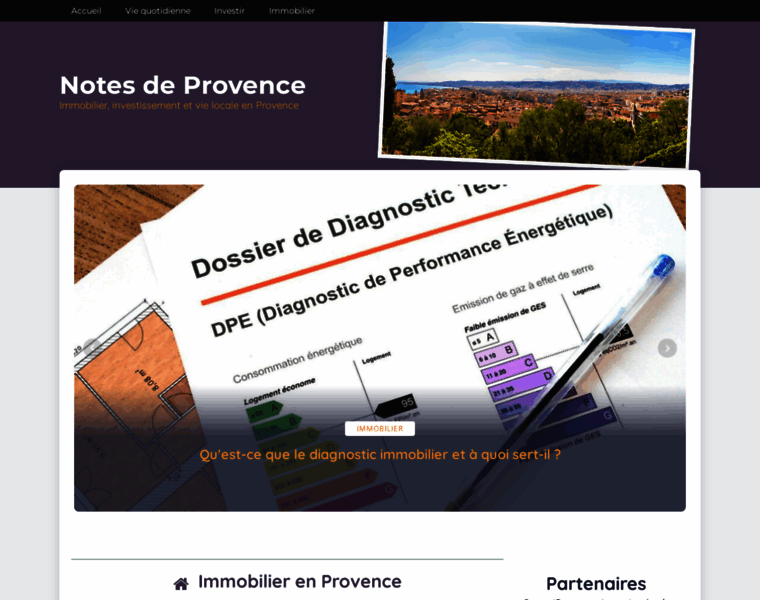 Notes-de-provence.com thumbnail