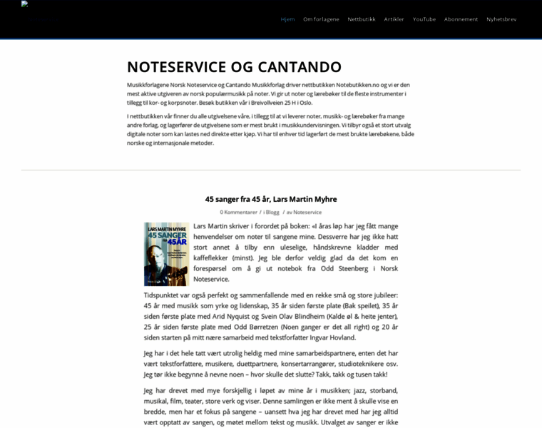 Noteservice.no thumbnail