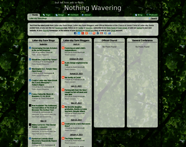 Nothingwavering.org thumbnail