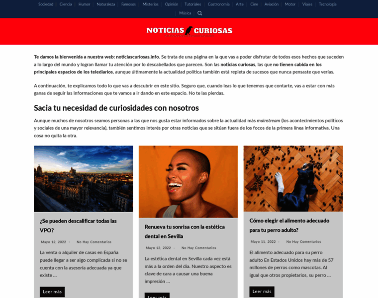 Noticiascuriosas.info thumbnail