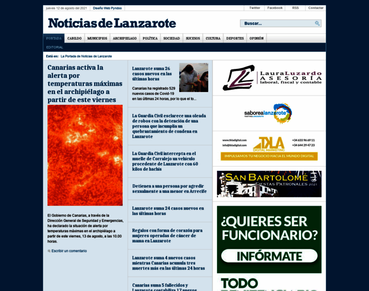 Noticiasdelanzarote.com thumbnail