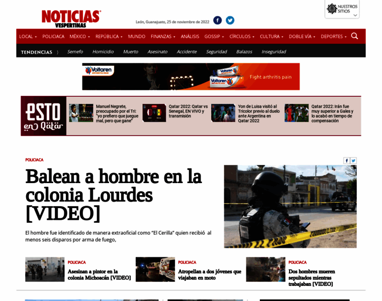 Noticiasvespertinas.com.mx thumbnail