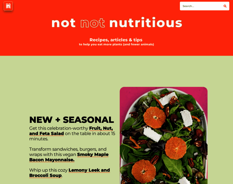 Notnotnutritious.com thumbnail