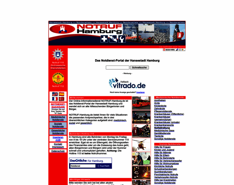 Notruf-hamburg.de thumbnail
