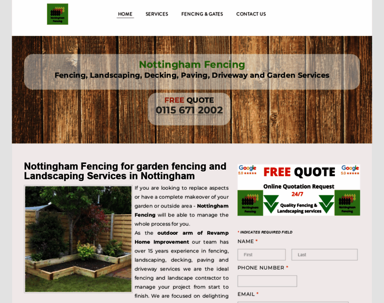 Nottinghamfencing.net thumbnail