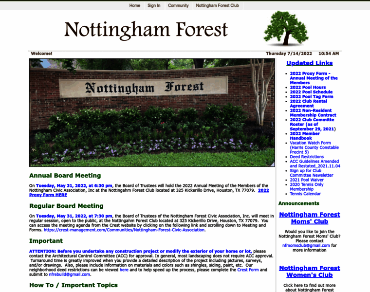 Nottinghamforesthouston.org thumbnail