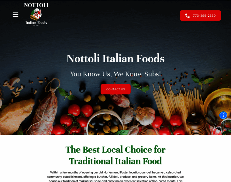 Nottoliitalianfoods.com thumbnail