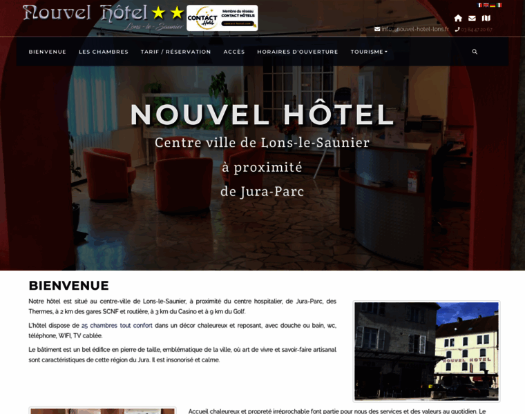 Nouvel-hotel-lons.fr thumbnail