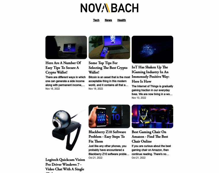 Novabach.com thumbnail