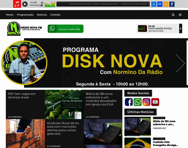 Novacristalfm.com.br thumbnail
