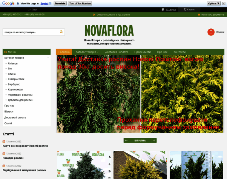 Novaflora.biz thumbnail