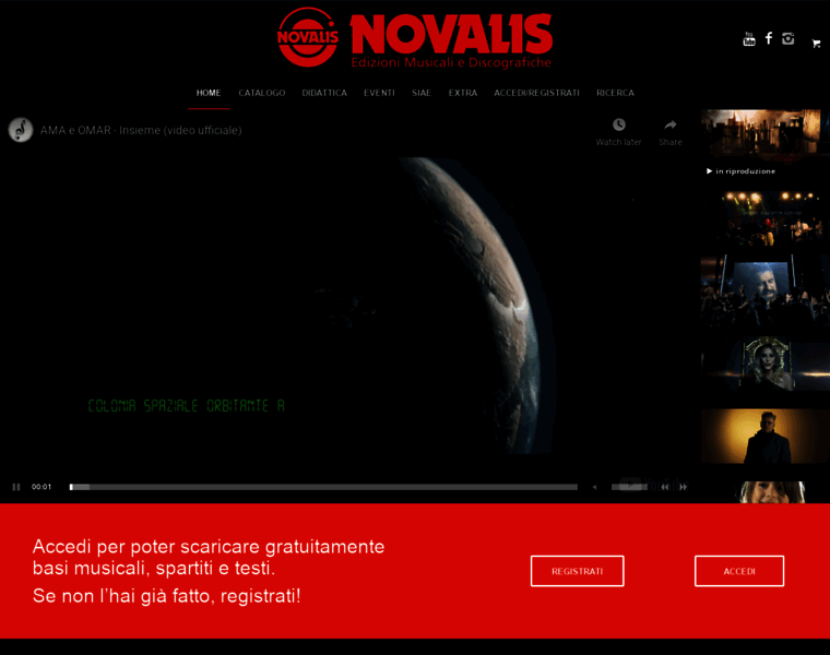 Novalis-music.com thumbnail