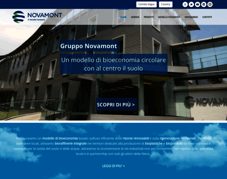 Novamont.com thumbnail